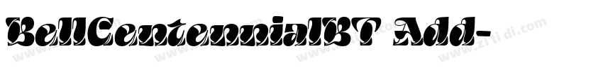 BellCentennialBT Add字体转换